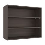 Modern Wall Shelf and Storage Organizer for Bedroom-Dark Walnut