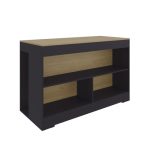 Cuenca Dining Counter Table-Freestanding Structure with 3 Open Storage - Image 2