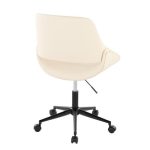 Contemporary Office Chair-ERGONOMIC DESIGN-Cream - Image 2