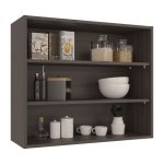 Modern Wall Shelf and Storage Organizer for Bedroom-Dark Walnut - Image 2